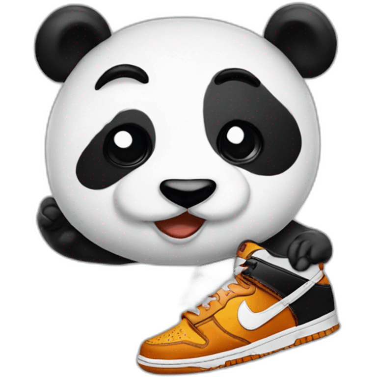 Nike panda dunks emoji