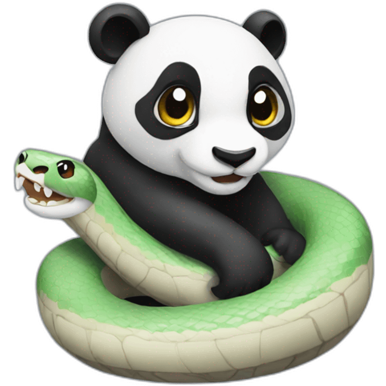 snake panda emoji