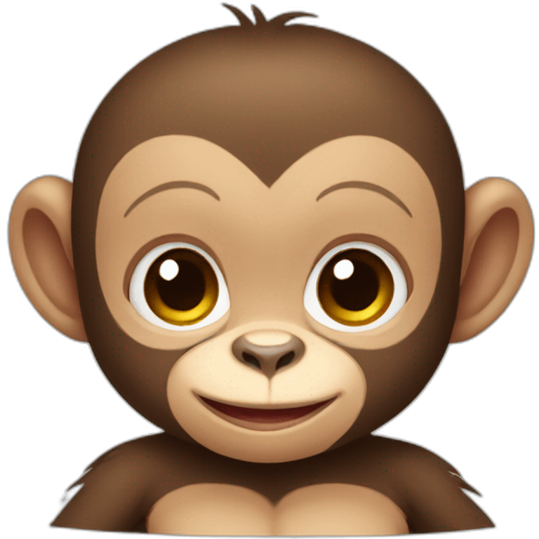 Baby monkey emoji