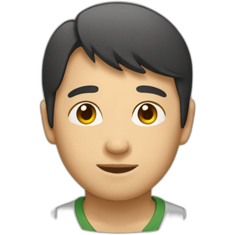 An Asian profile emoji