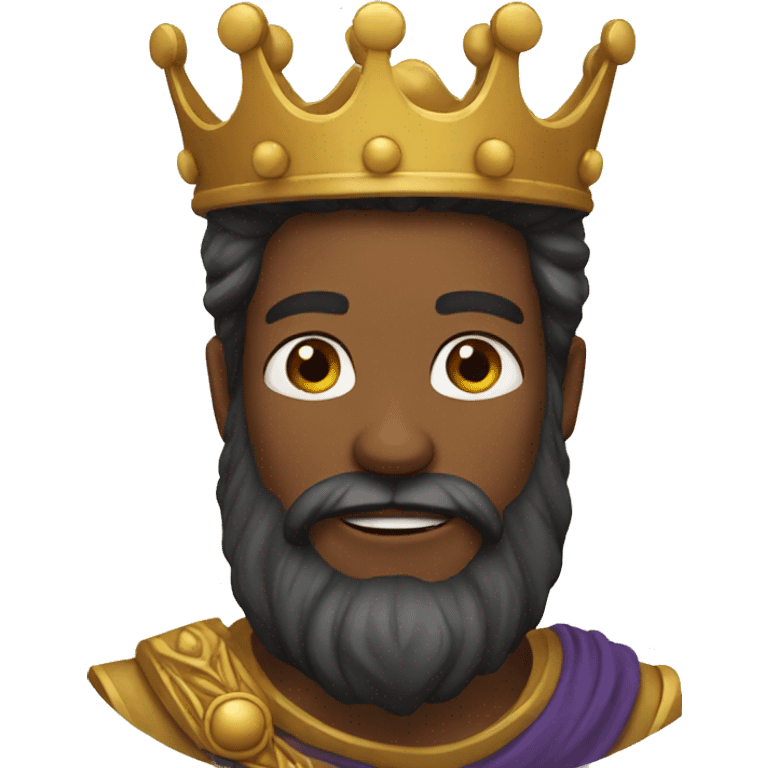 bearded king emoji