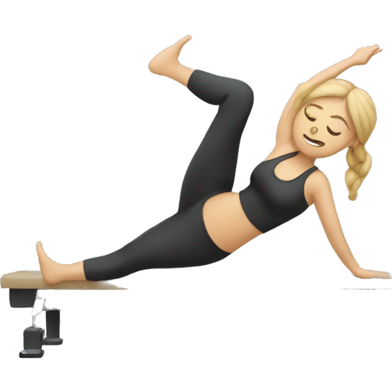 person doing pilates emoji