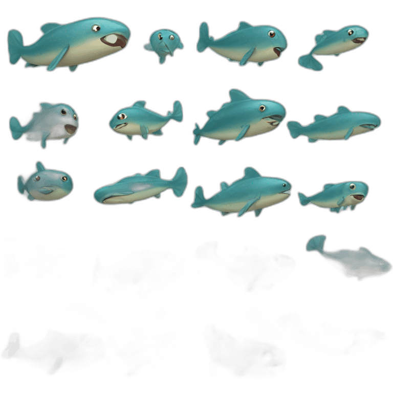 Water animals  emoji