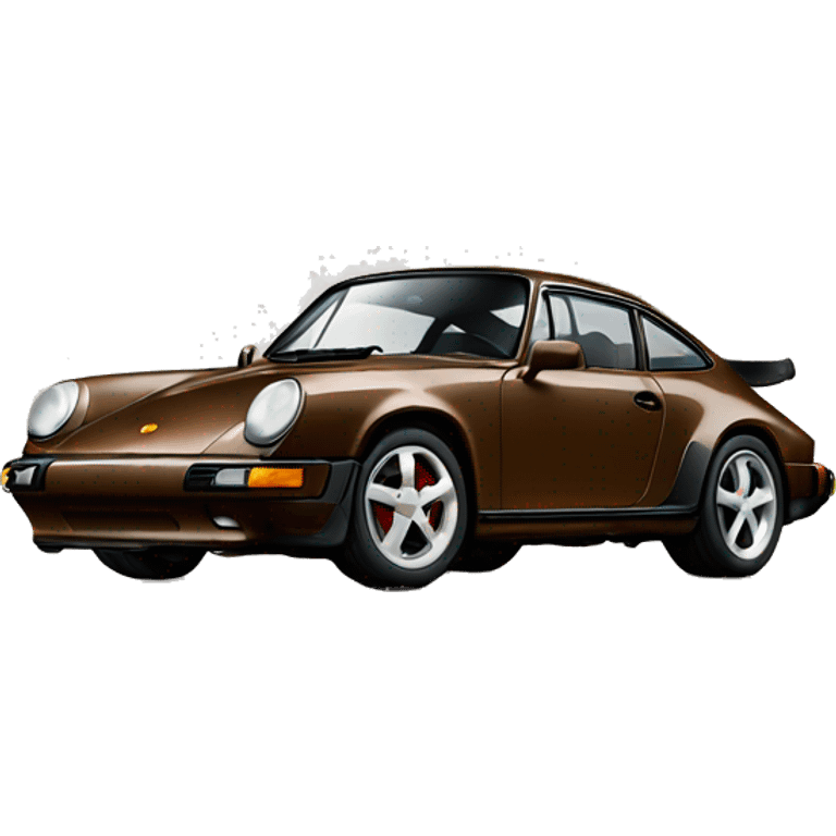 Brown porche 911 emoji