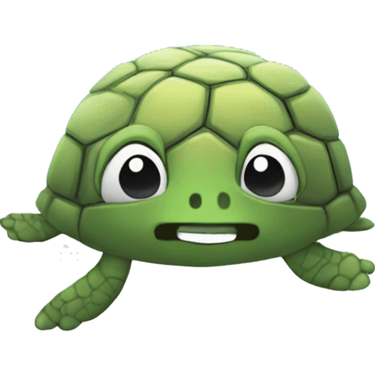 face in clouds but with a turtle instead of a face emoji