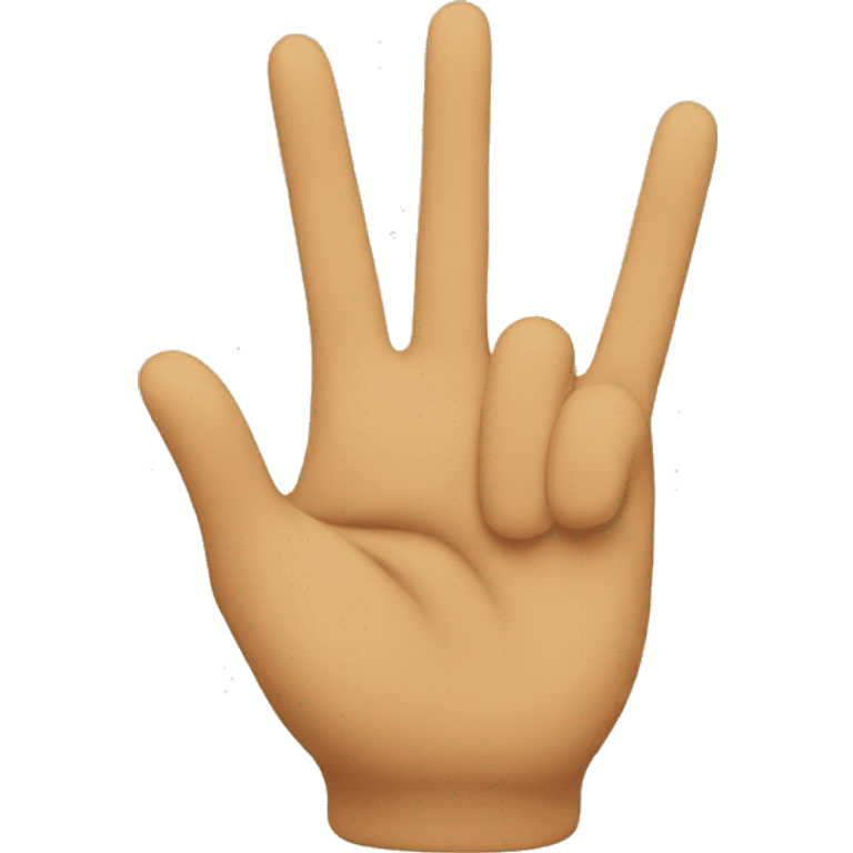 peace hand sign emoji