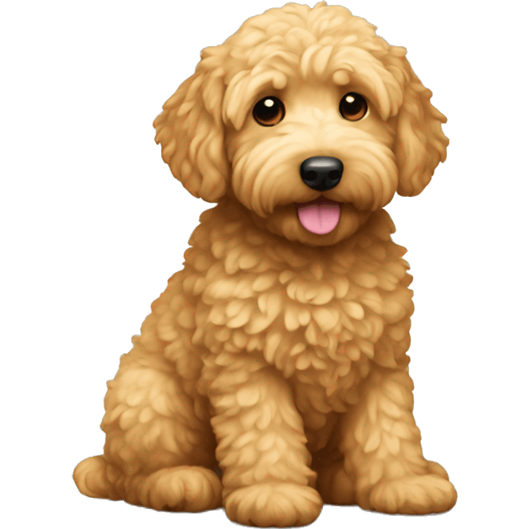 Mini golden doodle  emoji