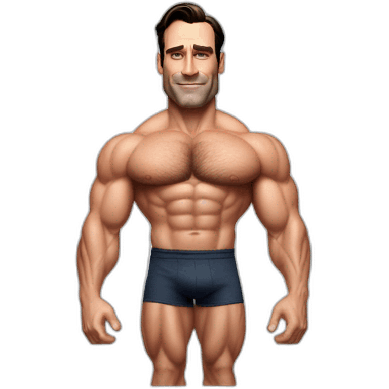 Jon-Hamm-gigant-bodybuilder emoji