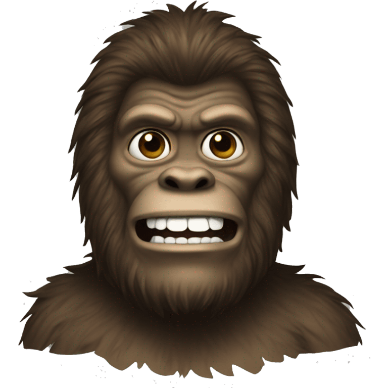 Bigfoot emoji