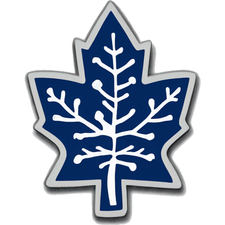 Toronto Maple Leafs logo emoji