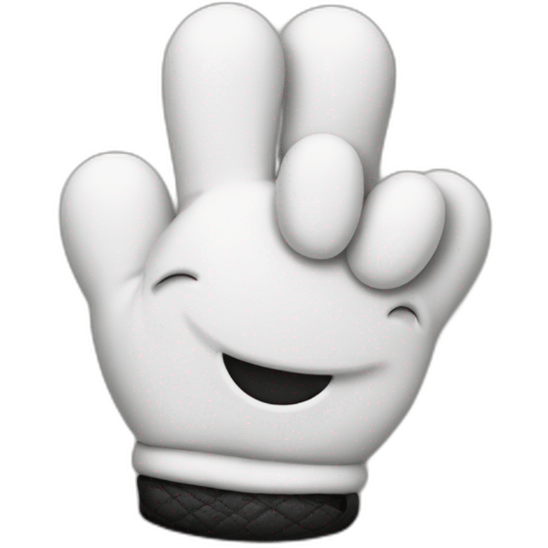 mickey glove thumb up emoji