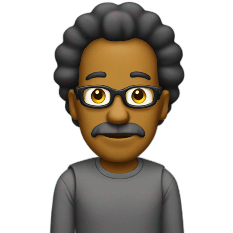 Black simpson emoji