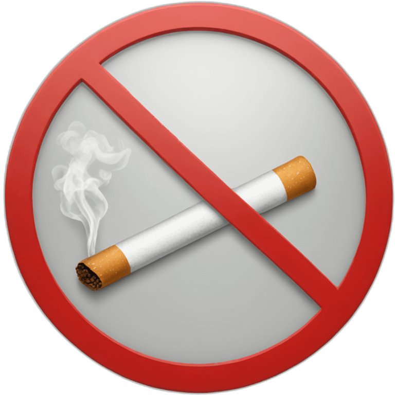 "No Smoking" sign. emoji