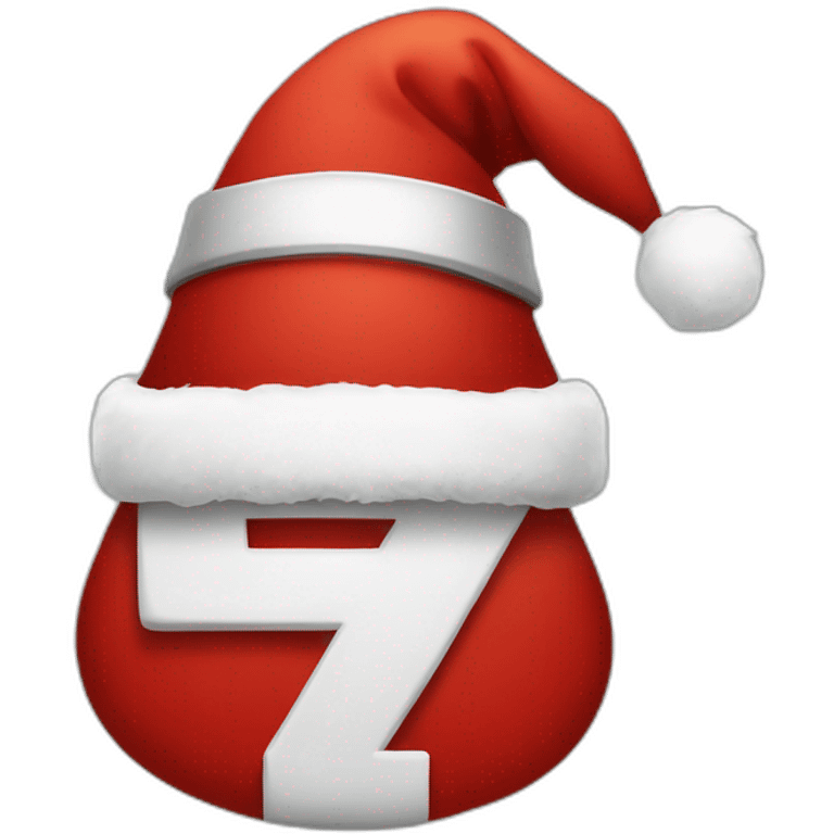 festive-santa-hat-letter-z emoji