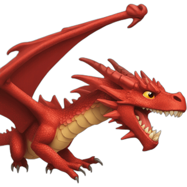 Dragón rojo  emoji