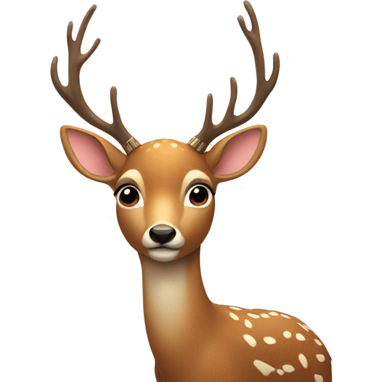 A deer with a feather  emoji