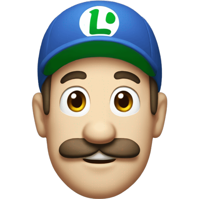 Luigi head  emoji