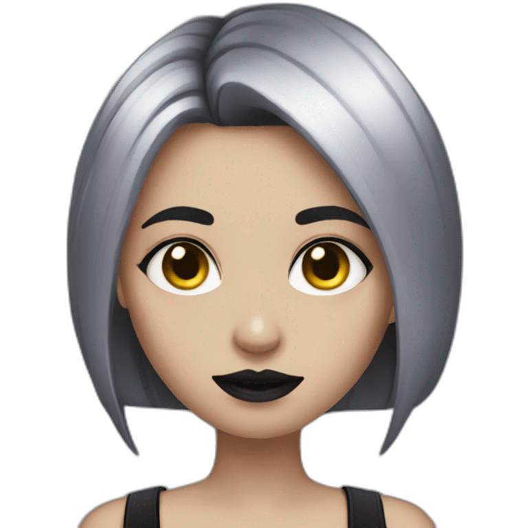 Big goth girl emoji