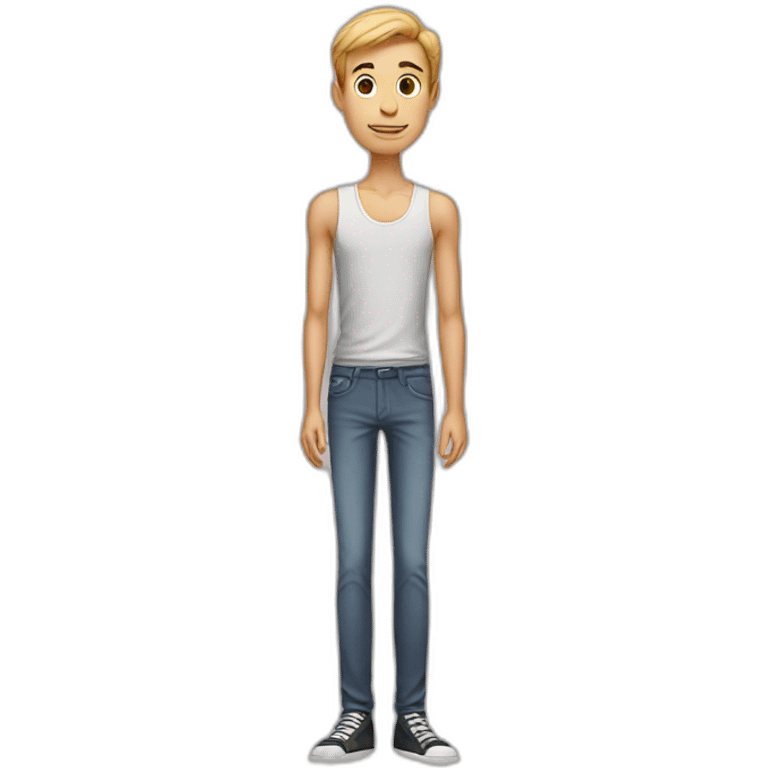 skinny guy emoji