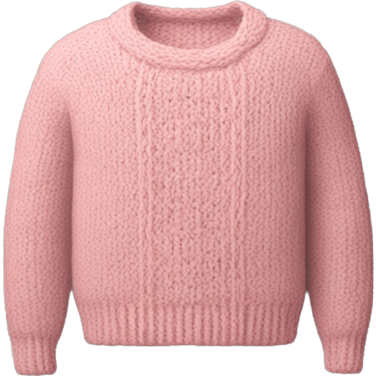 Light pink knitted sweater  emoji