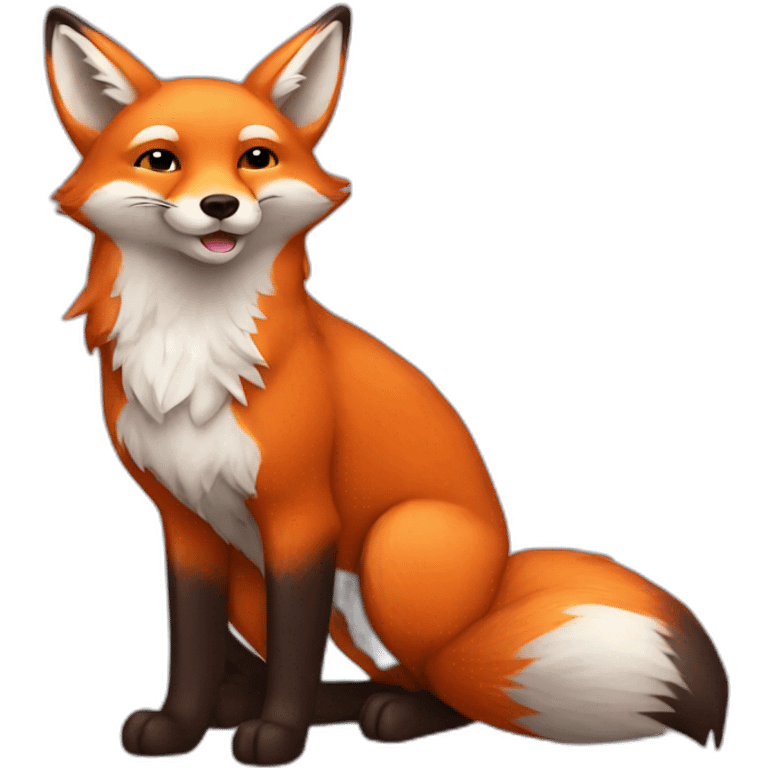 fox in love emoji