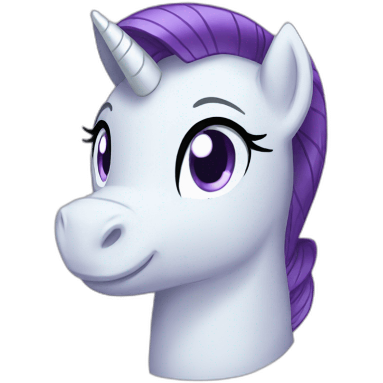 Rarity mlp emoji