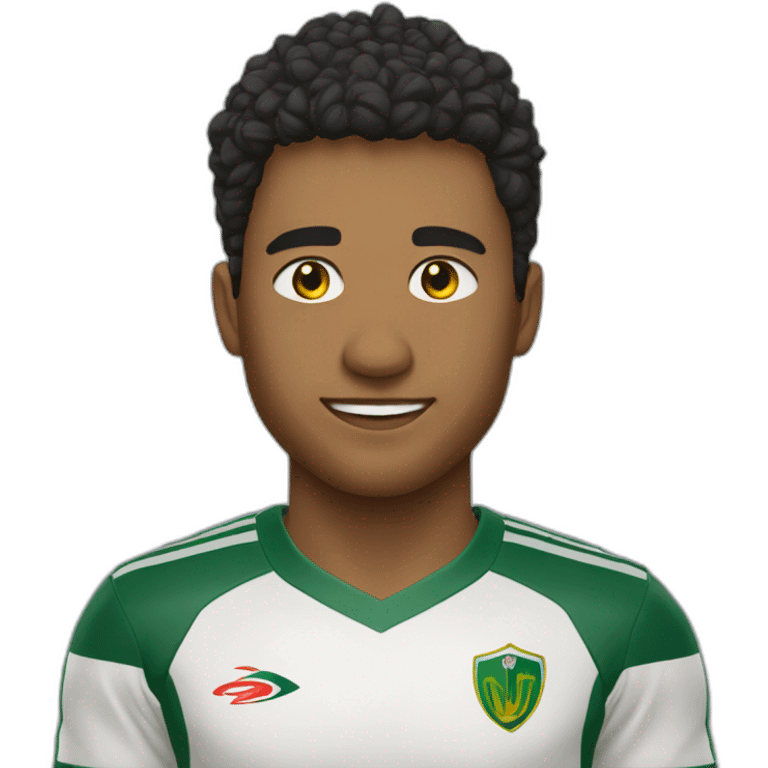 jogador do juventude vibrando emoji