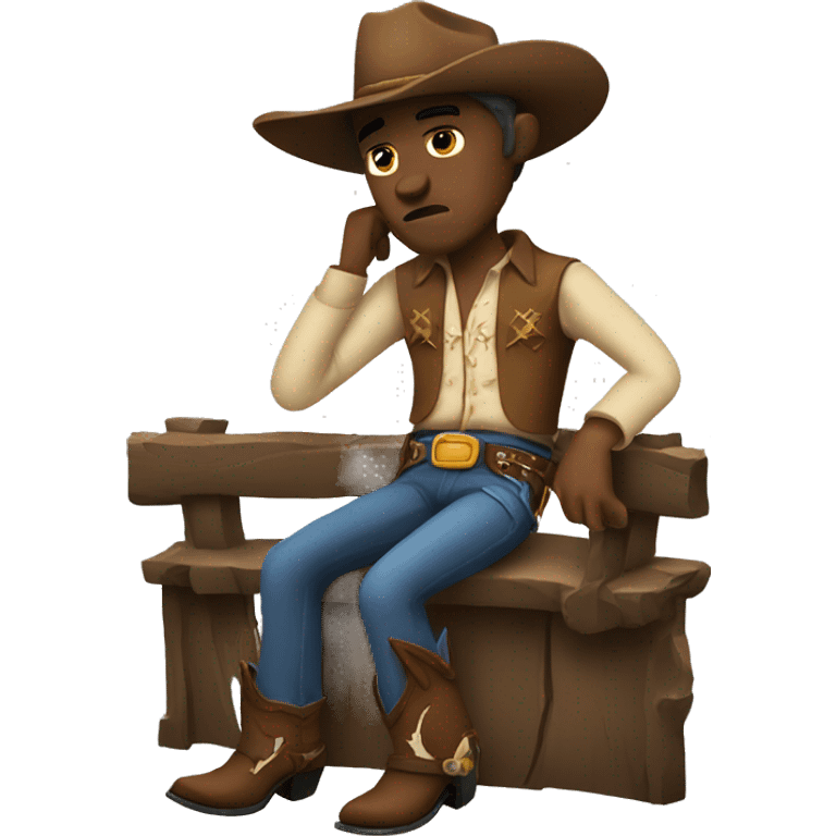 sleepy cowboy emoji