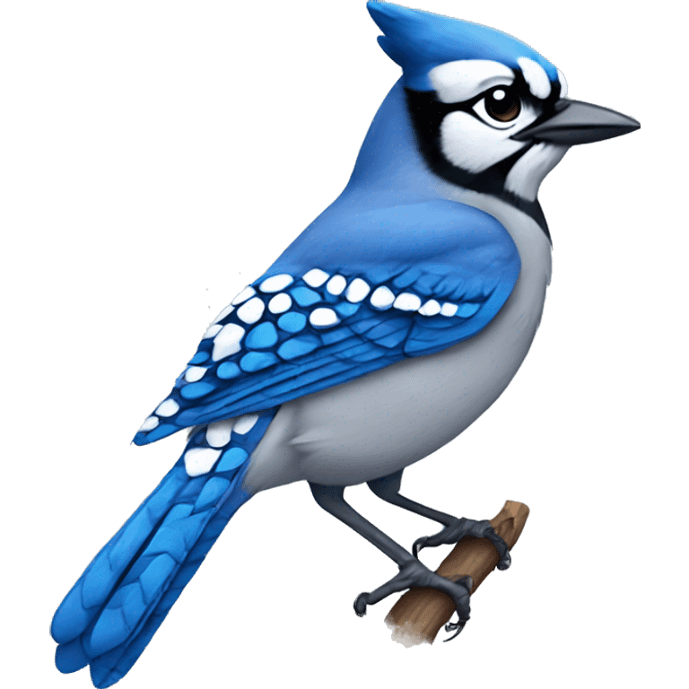 Blue jay bird emoji