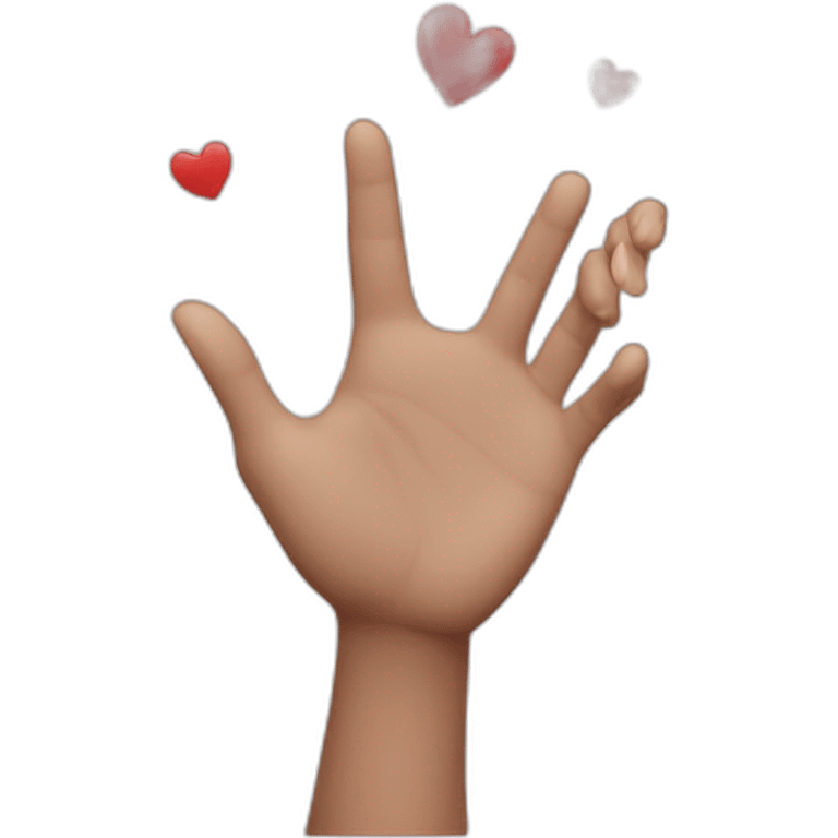 Cœur avec les mains emoji