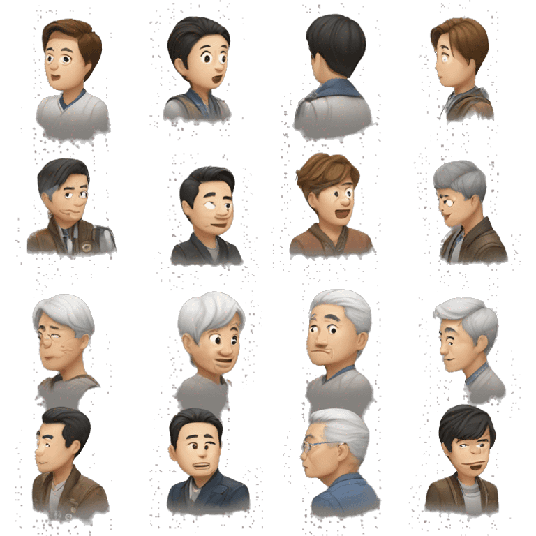 등산 모자를 착용한 등산객 emoji