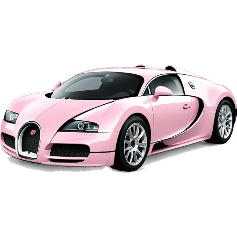 Pastel Pink Bugatti  emoji