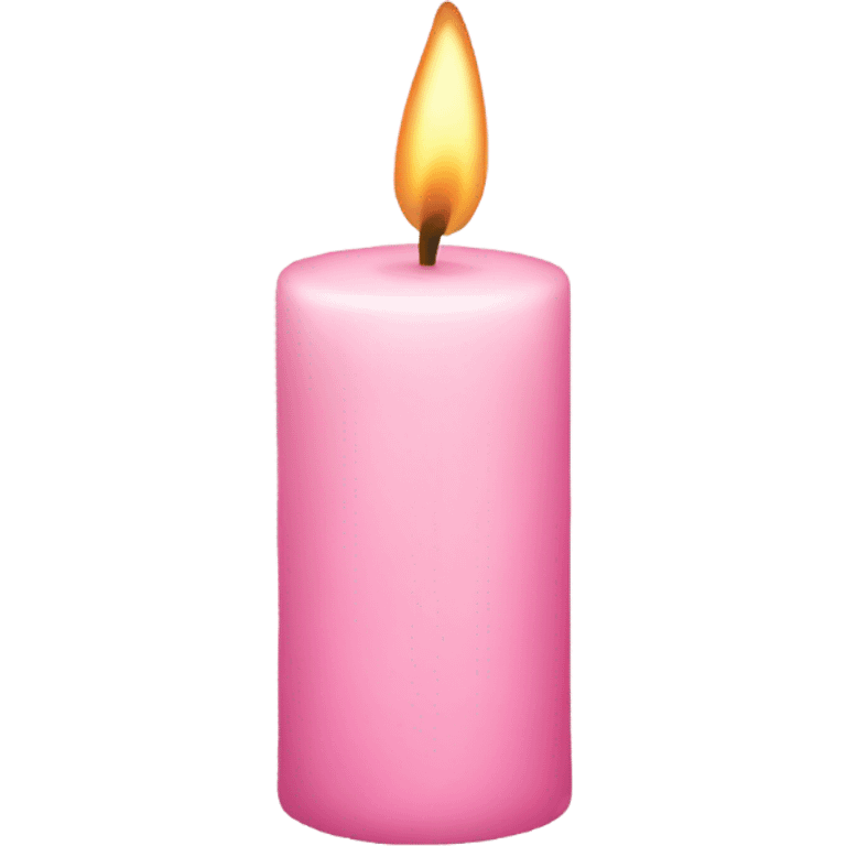 light pink candle emoji