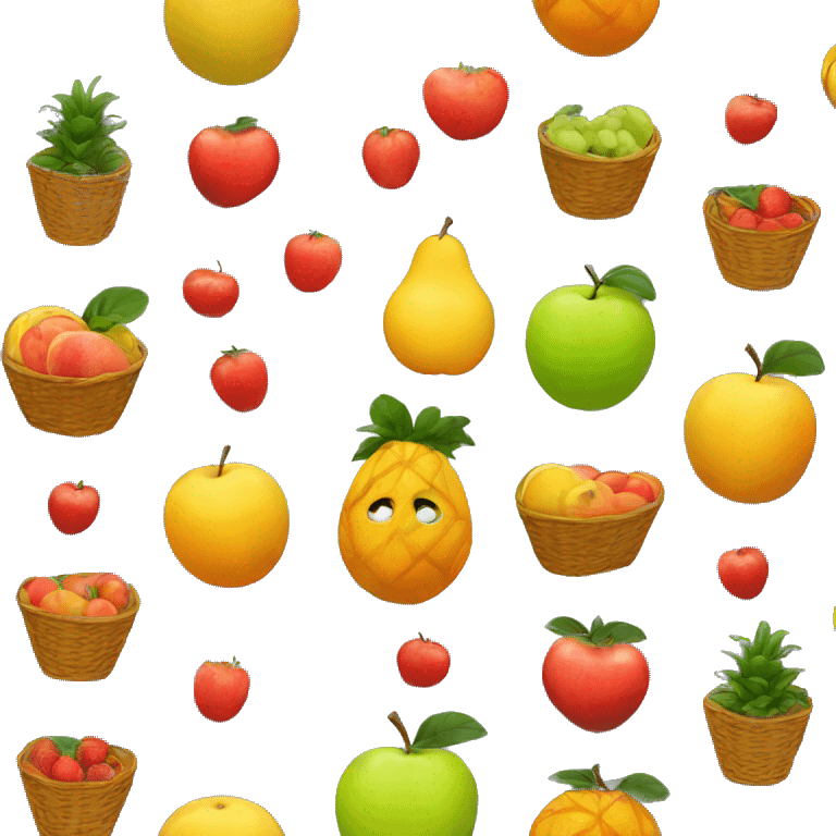 Fruit basket  emoji