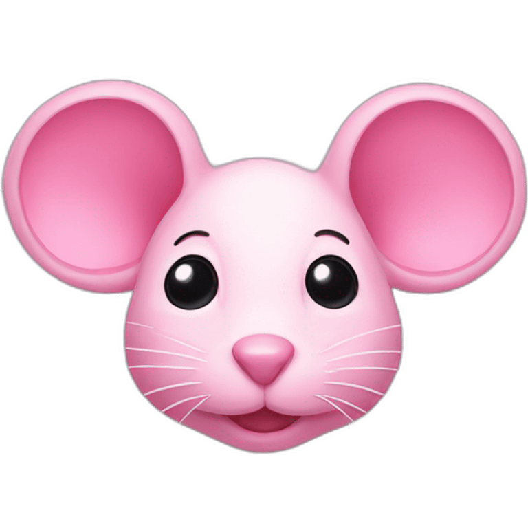 Pink mouse emoji