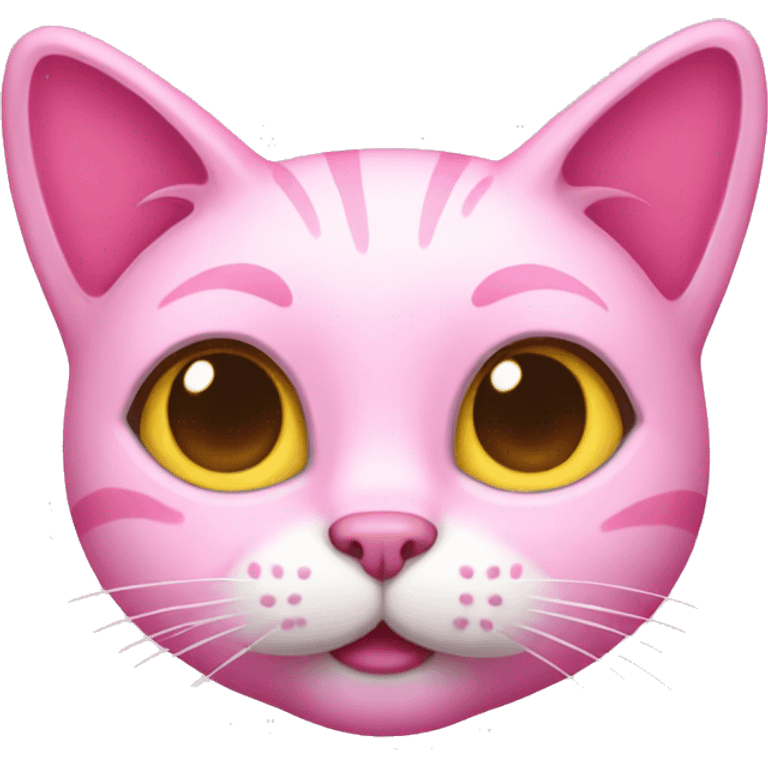 Pink cat emoji