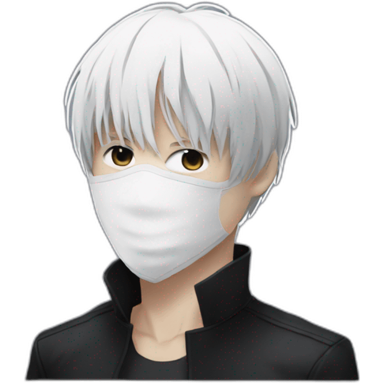 Ken kaneki with his mask on emoji