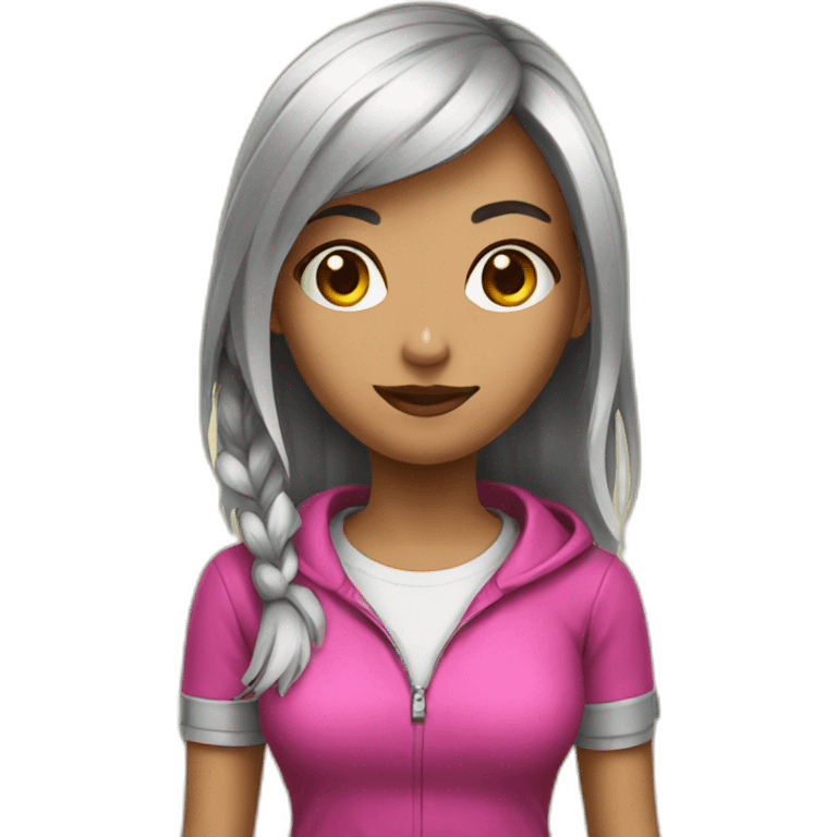 Gaming girl mixed emoji