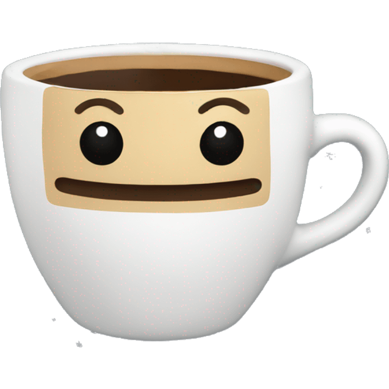 Coffee in a Christmas mug emoji