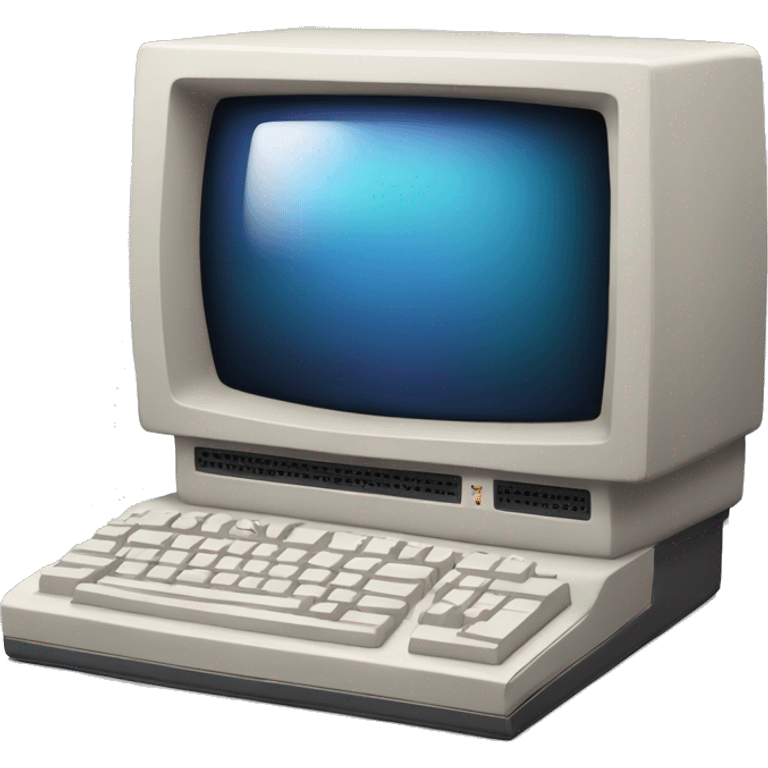 80's computer emoji