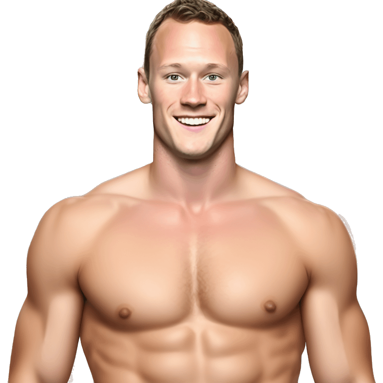 Jonathan Toews beach body with rainbow background emoji