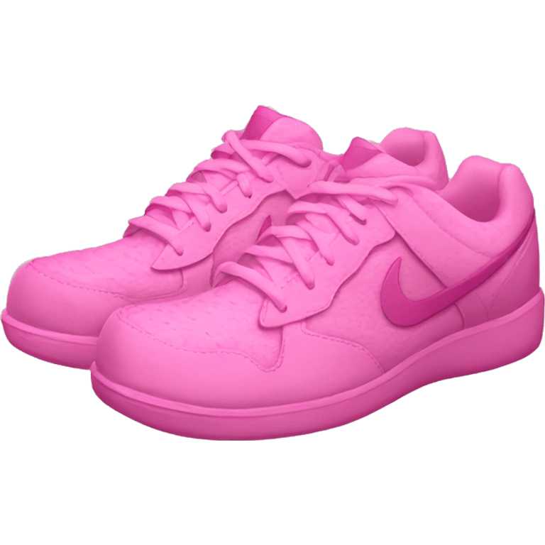 a homeshoes like a big pink nike emoji