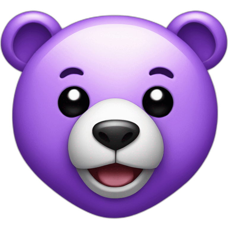 cute-purple-bear-with-square-smile-one-eye-patch emoji