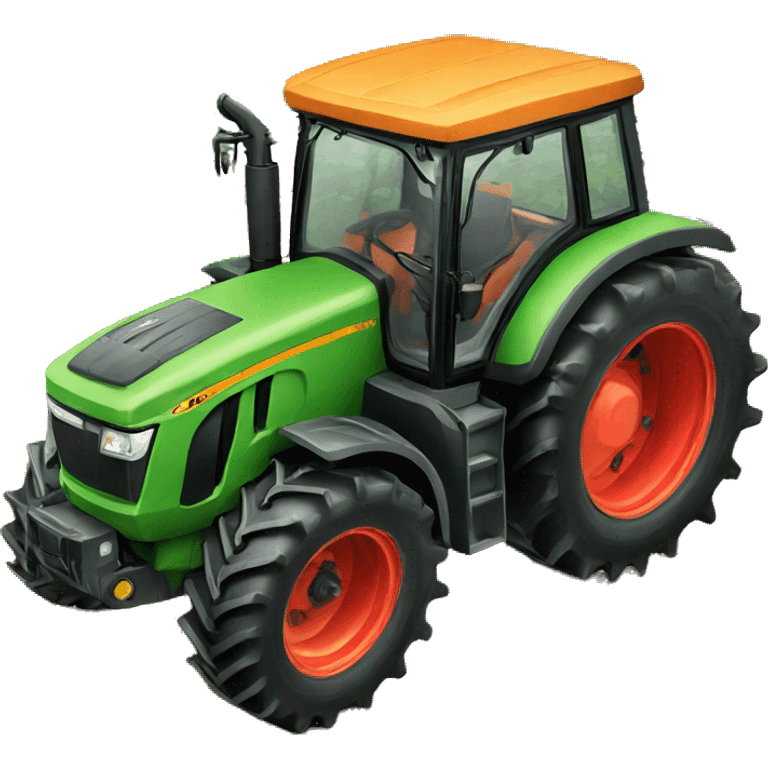 agricultural tractor emoji