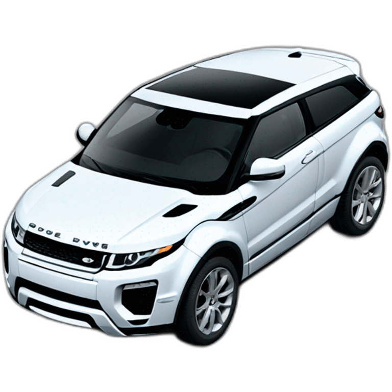 Range rover Evoque red emoji