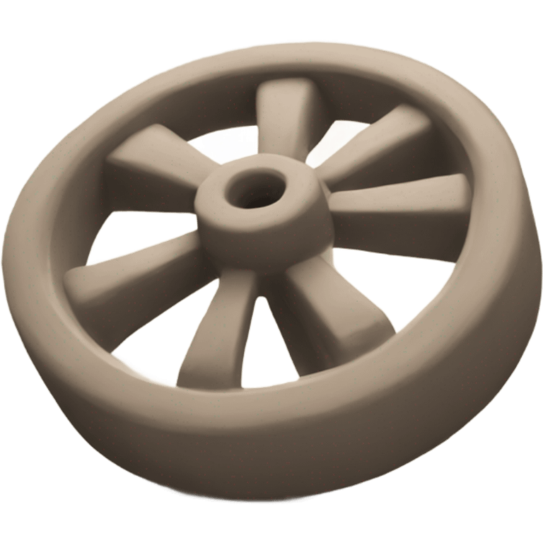 Clay throwing wheel  emoji