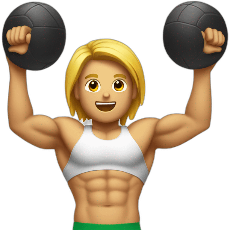 sports abs macro emoji