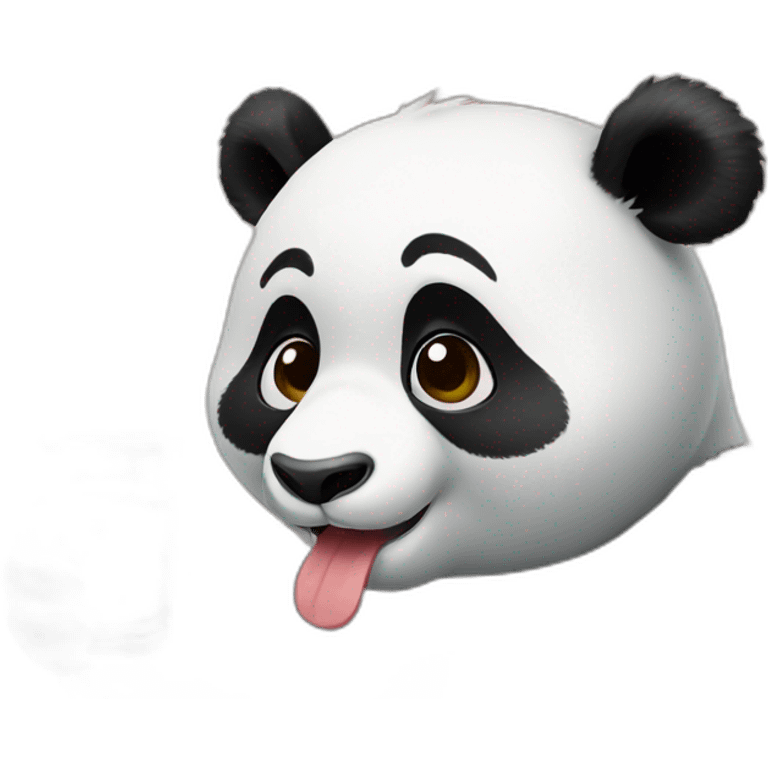 drunk panda emoji