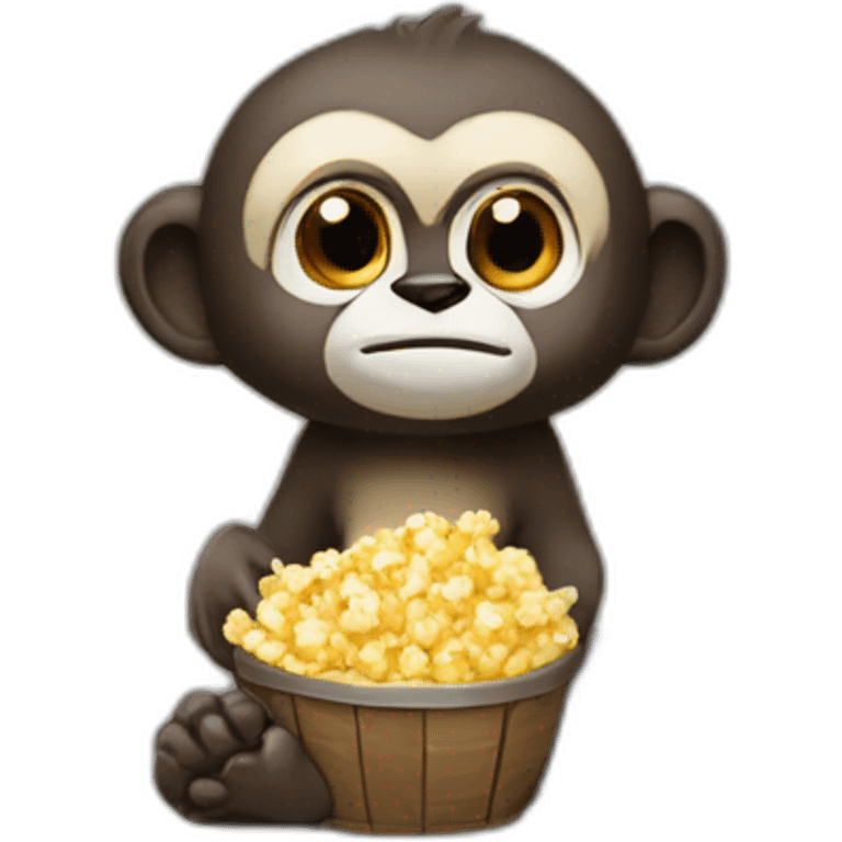 gibbon mining popcorn emoji