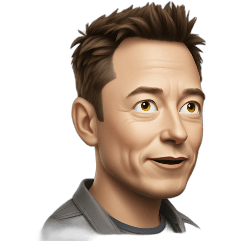 Elon Musk donkey emoji